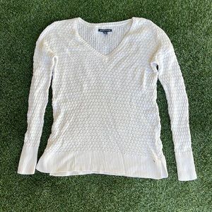 American Eagle White Sweater XS